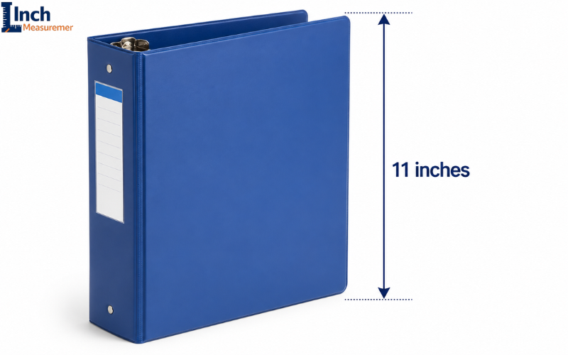 11 inches Three-Ring Binder Height