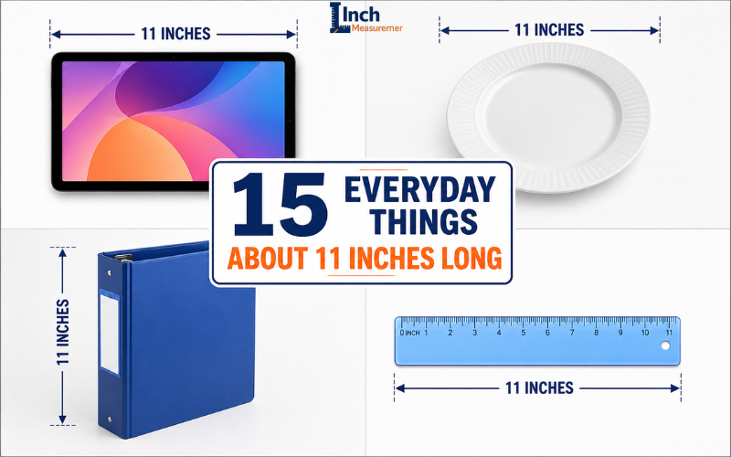15 everyday things about 11 inches long with common size comparison examples