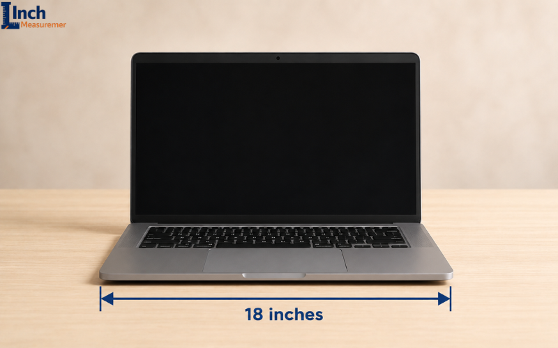 Standard Laptop Width About 18 inches