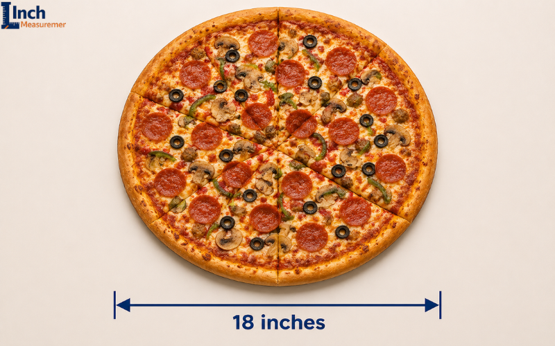 Large Pizza Diameter About 18 inches