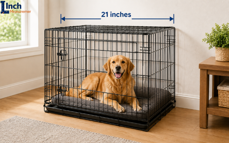 Large Pet Crate Width About 21 Inches