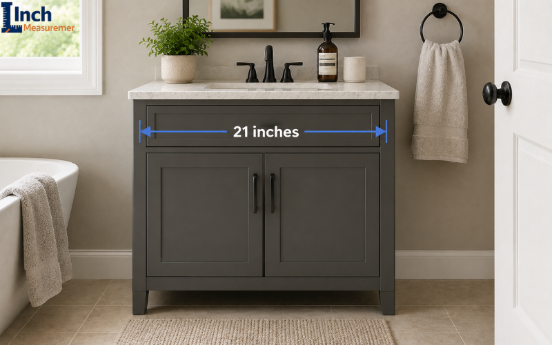 Bathroom Vanity Width About 21 Inches