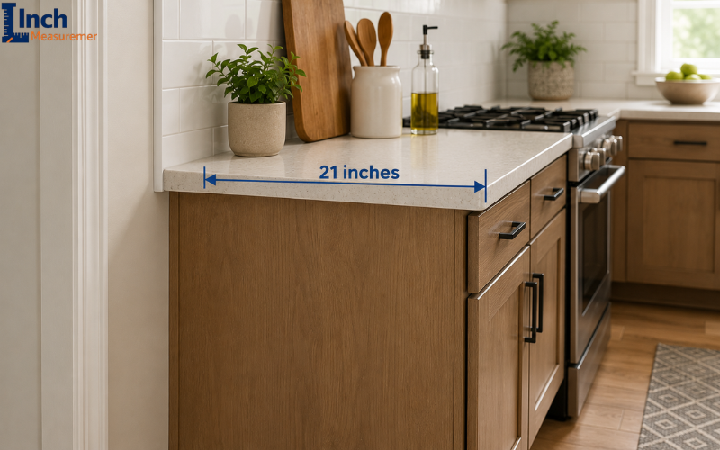 Kitchen Cabinet Depth About 21 Inches