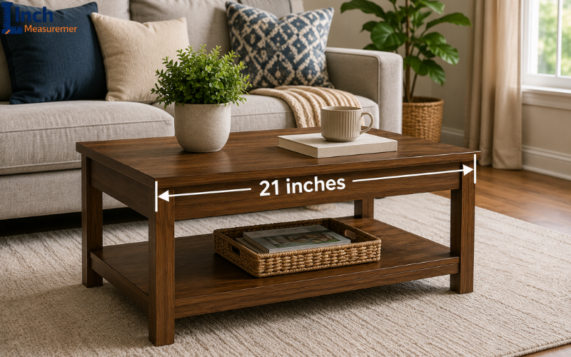 Coffee Table Width About 21 Inches