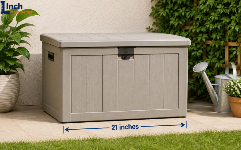 Garden Storage Box Width About 21 Inches