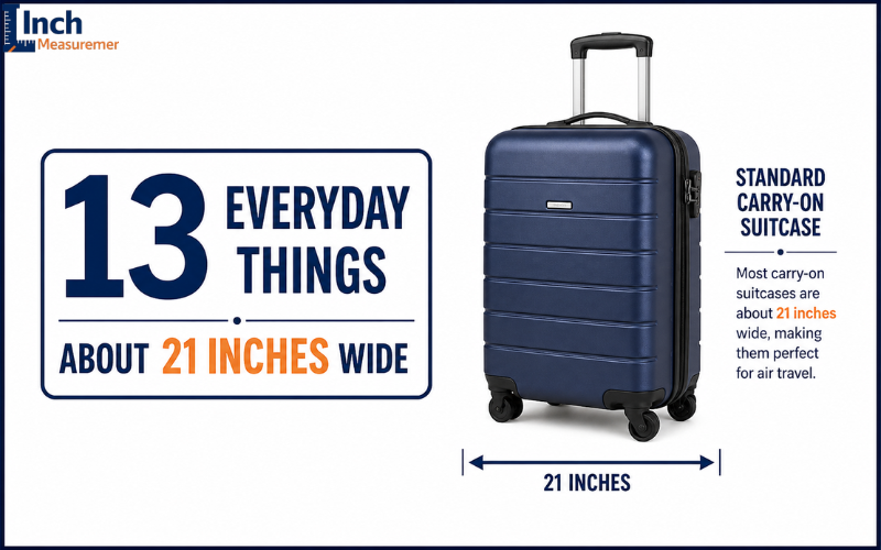 13 Everyday Things About 21 Inches Long – Standard Carry-On Suitcase Size Comparison