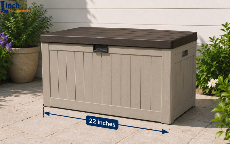 22-inch garden storage box width