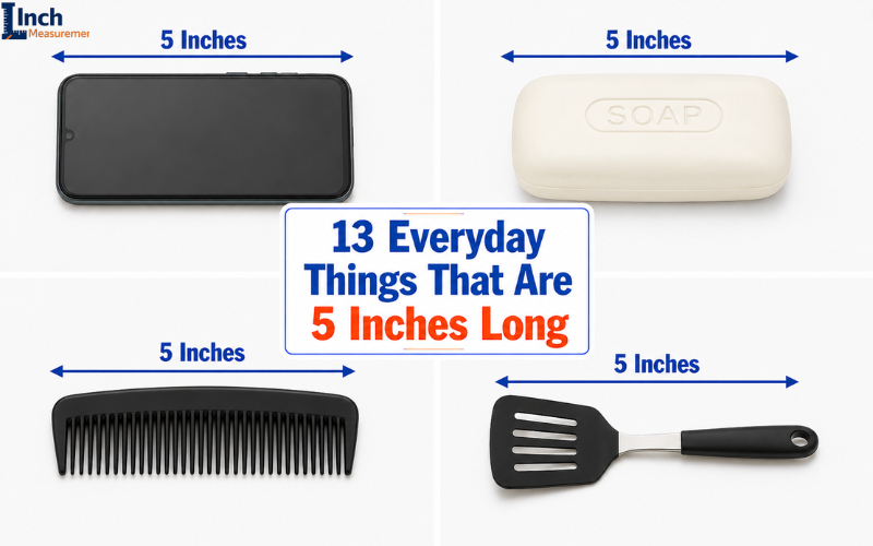 5 inches everyday objects comparison