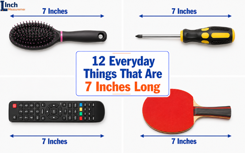 7 inches everyday objects comparison