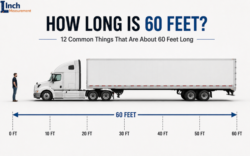 How long is 60 feet? 12 common things that are about 60 feet long
