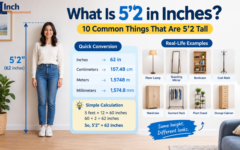 What Is 5'2 in Inches