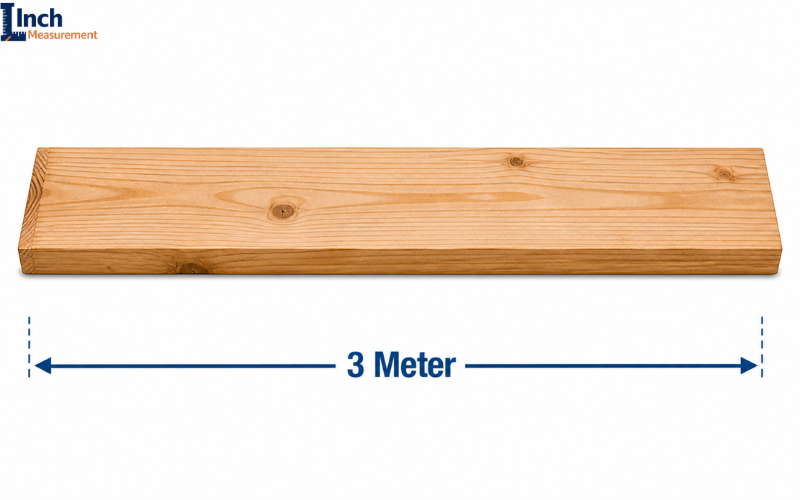 How long is 3 meter