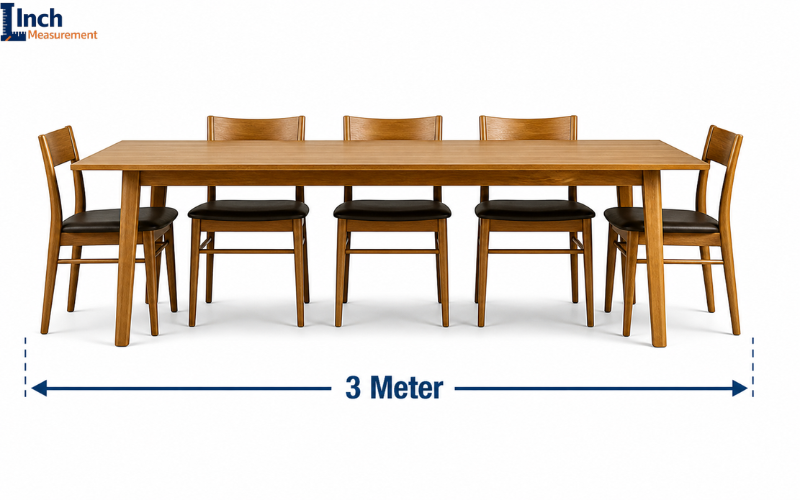How long is 3 meter