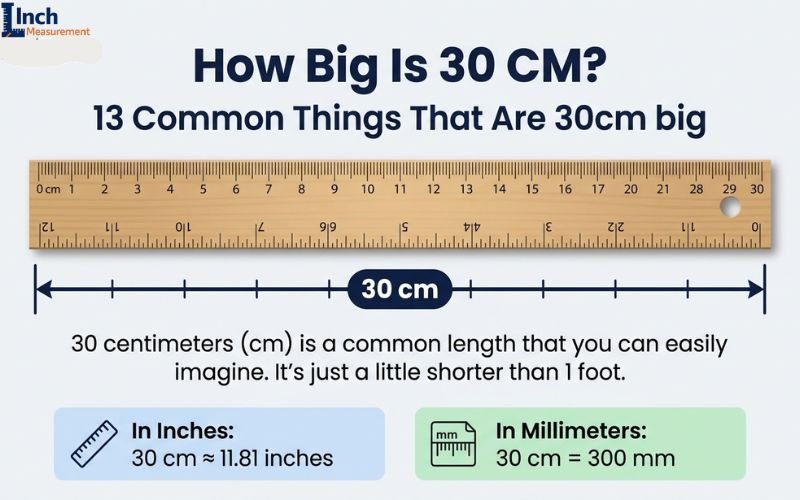 How Big Is 30 cm