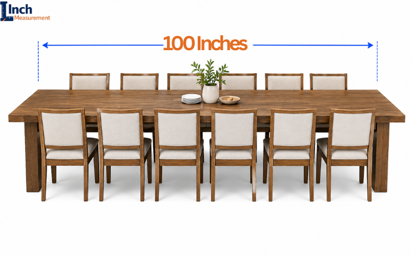 How Long Is 100 Inches