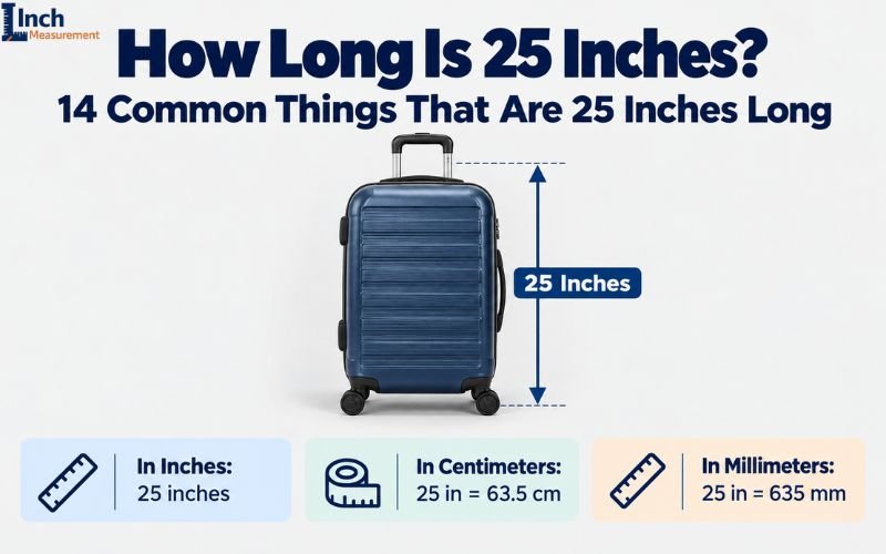 How Long Is 25 Inches