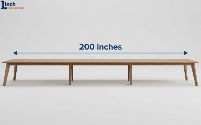 How Long Is 200 Inches