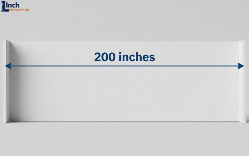 How Long Is 200 Inches