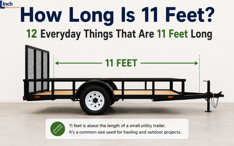 How long is 11 feet comparison with 12 everyday things that are 11 feet long