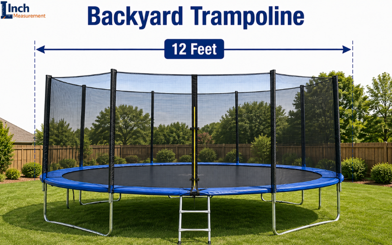 12-foot backyard trampoline