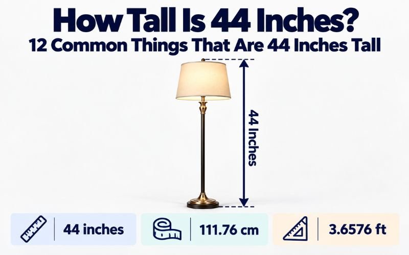 How Tall Is 44 Inches